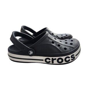 Crocs Bayaband Clog Unisex Black/White Men's 7 / Women's 9
